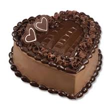 3 KG heart Shape Chocolate Truffle Cake