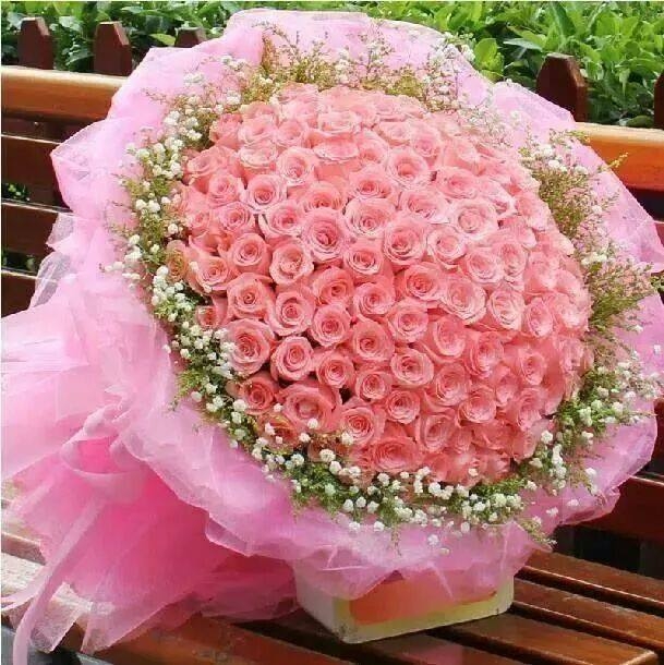 pink flower delivery in ghaziabad