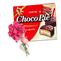 Roses with Chocopie