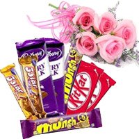Pink Roses and Chocolates